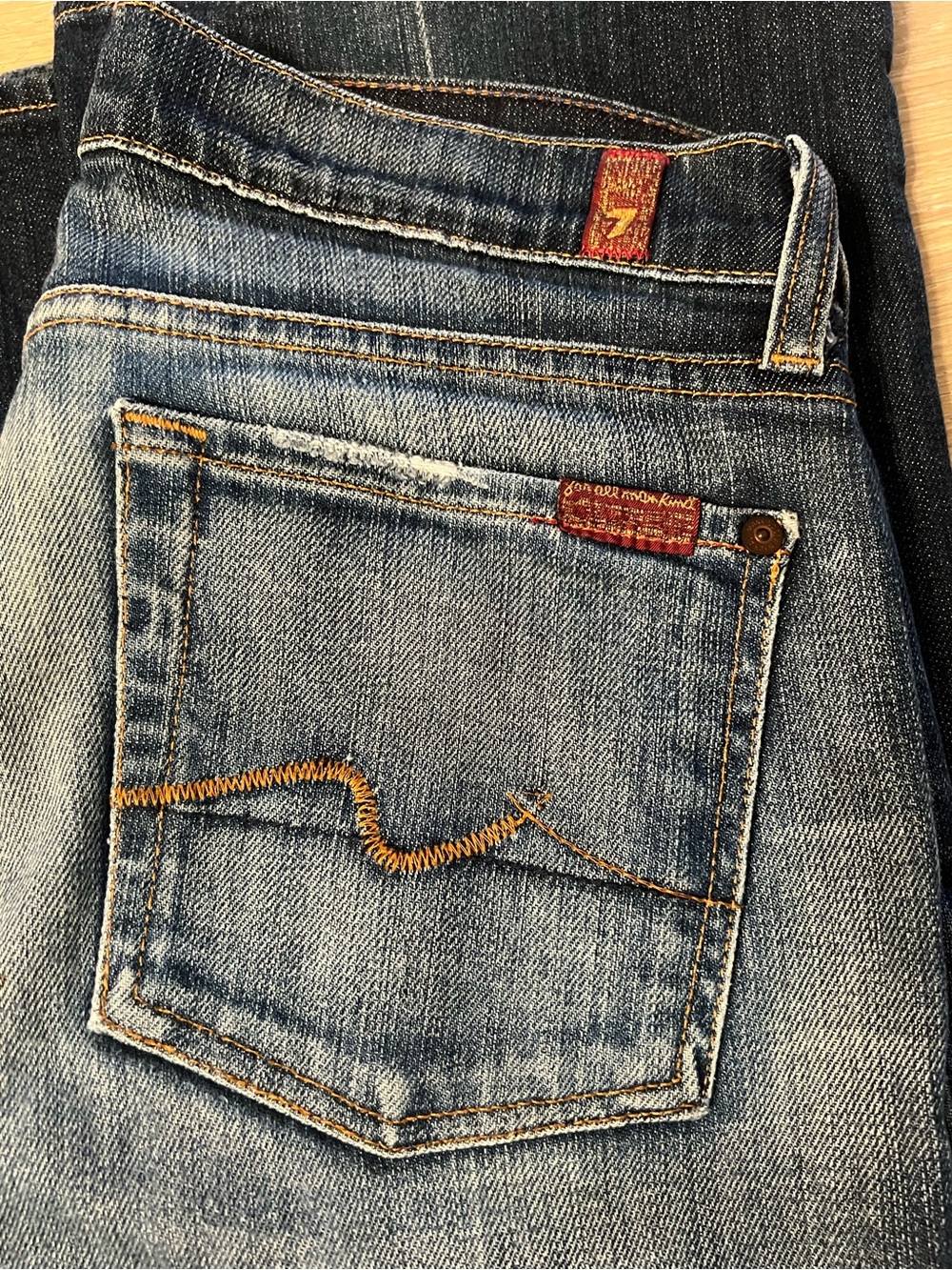 7 For All Mankind Women's Medium Wash Bootcut Jeans